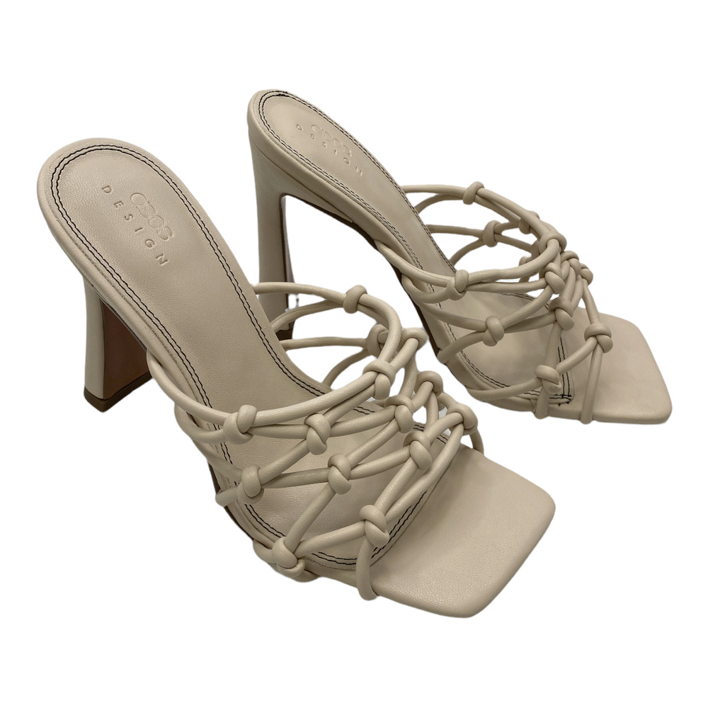 NWT ASOS Knotted Sandal Heels Size 7